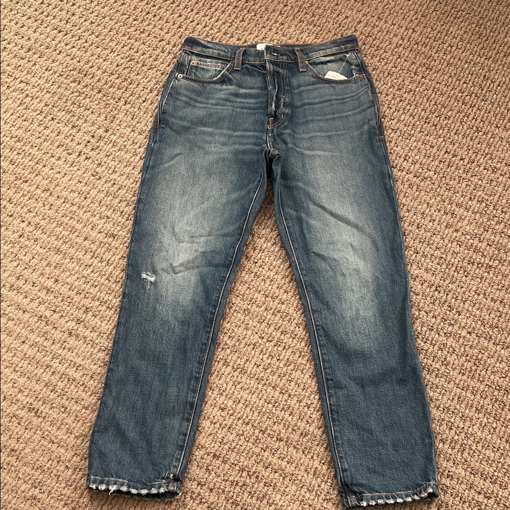 Frame Denim Women's Straight Leg Jeans in Blue